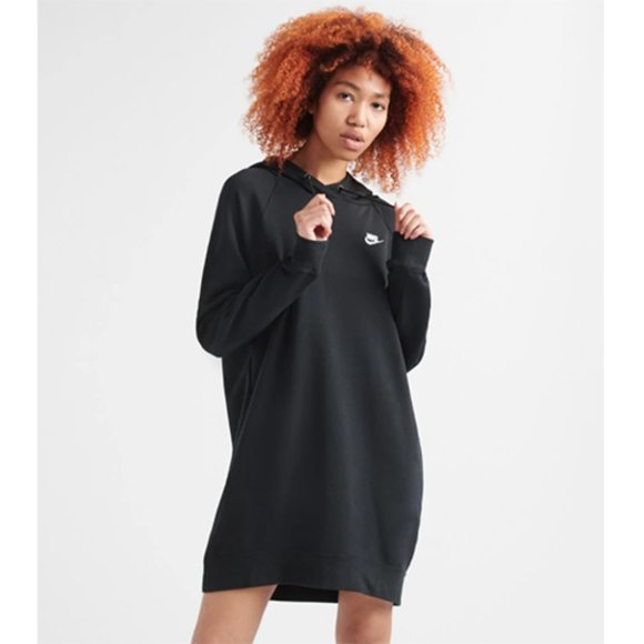 New Nike Essential Fleece Hoodie Dress 